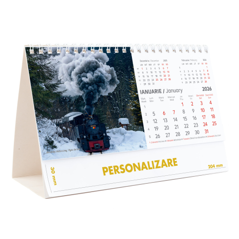 Calendar de birou Romania - comori nepretuite , 12 file, CD [2]
