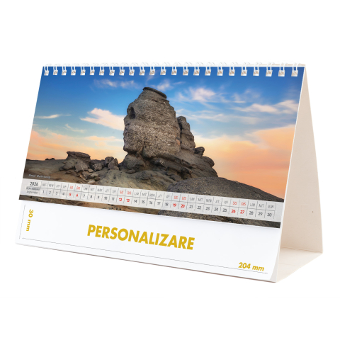 Calendar de birou Romania - comori nepretuite , 12 file, CD [17]