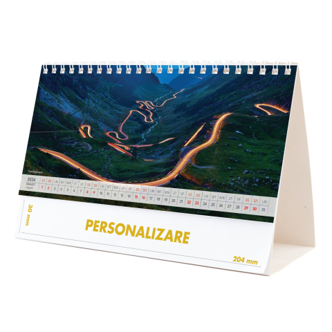 Calendar de birou Romania - comori nepretuite , 12 file, CD [15]