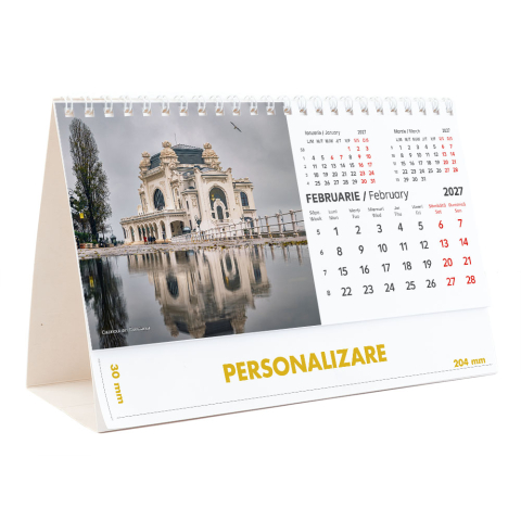 Calendar de birou Romania - comori nepretuite , 12 file, CD [4]