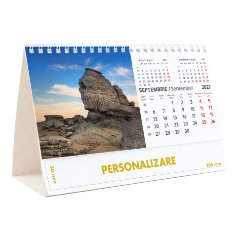 Calendar de birou Romania - comori nepretuite , 12 file, CD [18]