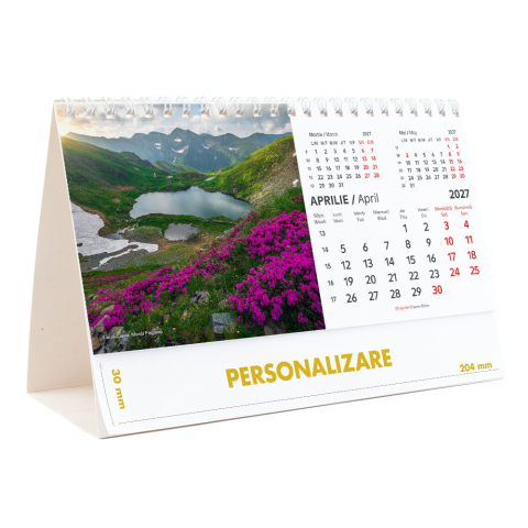 Calendar de birou Romania - comori nepretuite , 12 file, CD [8]