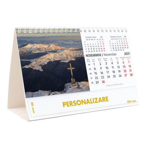 Calendar de birou Romania - comori nepretuite , 12 file, CD [22]