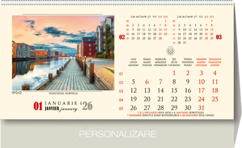 Calendar de birou Strazi,CA [1]