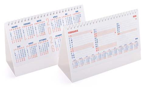 Calendare de birou - Calendar de birou Triptic - 12 file, CA
