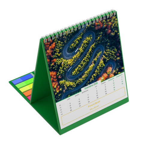 Calendar de birou vertical,notite,Romania Comori Nepretuite,personalizat [2]