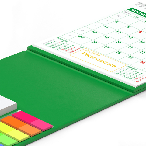 Calendar de birou vertical,notite,Triptic 1,personalizat [8]