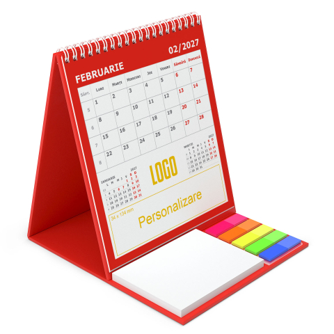 Calendar de birou vertical,notite,Triptic 2,personalizat [9]