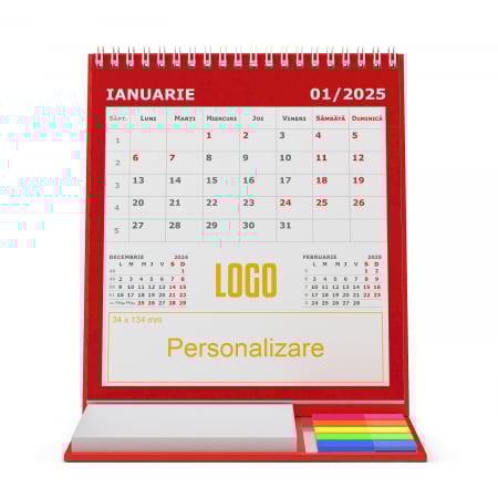 Calendare personalizate - Calendar de birou vertical,notite,Triptic 2,personalizat