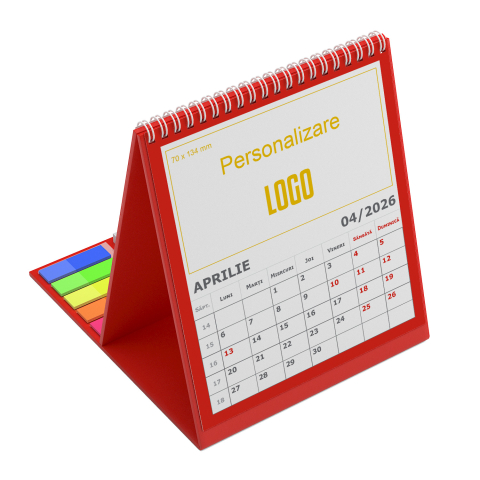 Calendar de birou vertical,notite,Triptic 2,personalizat [8]