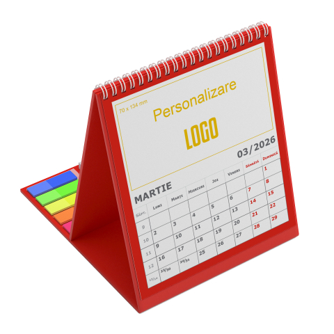 Calendar de birou vertical,notite,Triptic 2,personalizat [6]