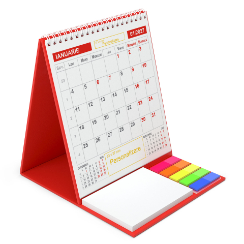 Calendare personalizate - Calendar de birou vertical,notite,Triptic 2,personalizat