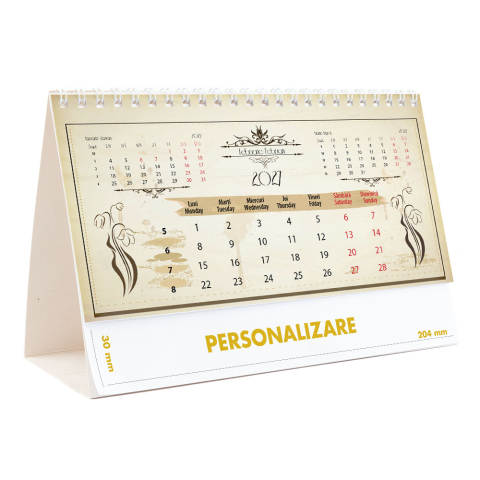 Calendar de birou Vintage1, 12 file, CD [1]
