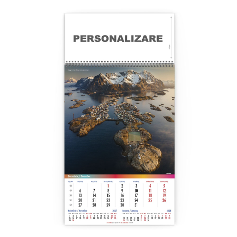 Calendar de perete Around the World, CD [12]