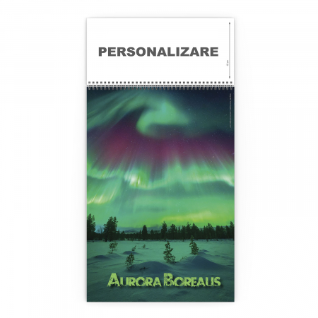 Calendare personalizate - Calendar de perete Aurora Borealis, CD