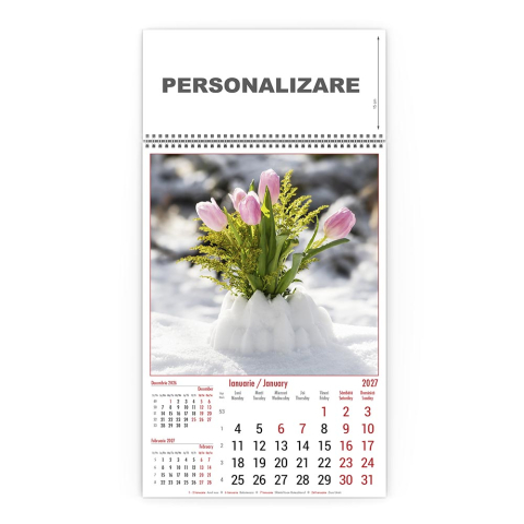 Calendar de perete Buchete, CD [1]