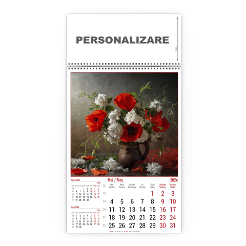 Calendar de perete Buchete, CD [5]