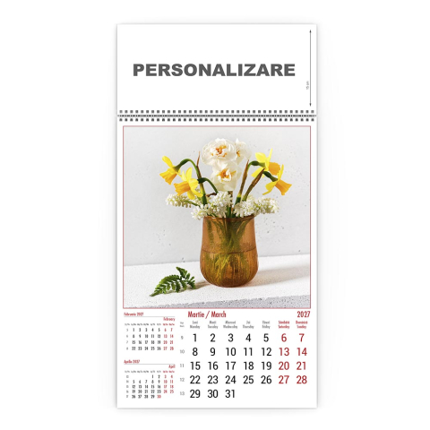 Calendar de perete Buchete, CD [3]