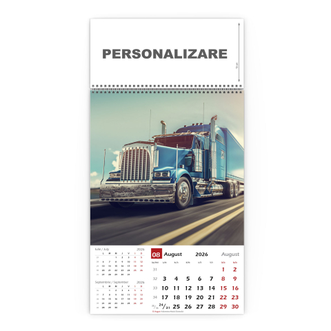 Calendar de perete Camioane, CD [8]