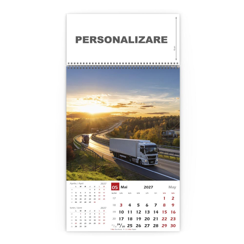 Calendar de perete Camioane, CD [5]