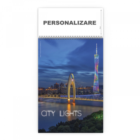 Calendare personalizate - Calendar de perete City Lights, CD
