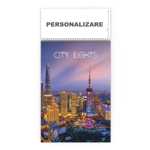 Calendare de perete - Calendar de perete City Lights, CD