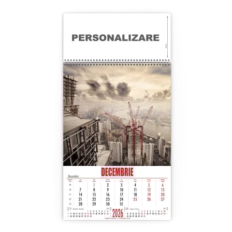 Calendar de perete Constructii, CD [12]