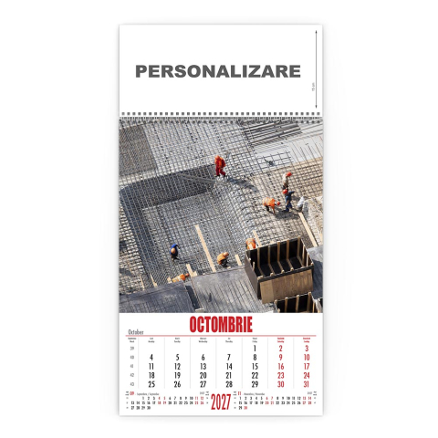 Calendar de perete Constructii, CD [10]