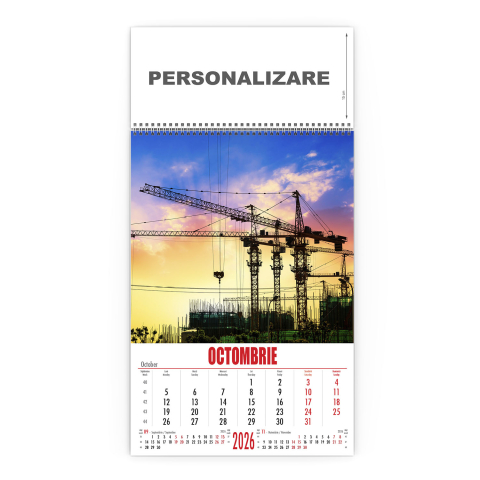 Calendar de perete Constructii, CD [10]