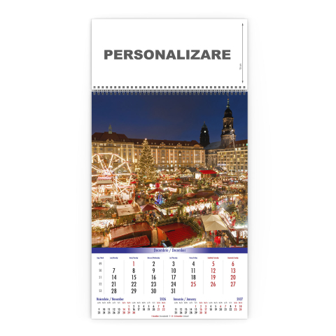 Calendar de perete Europa, CD [12]