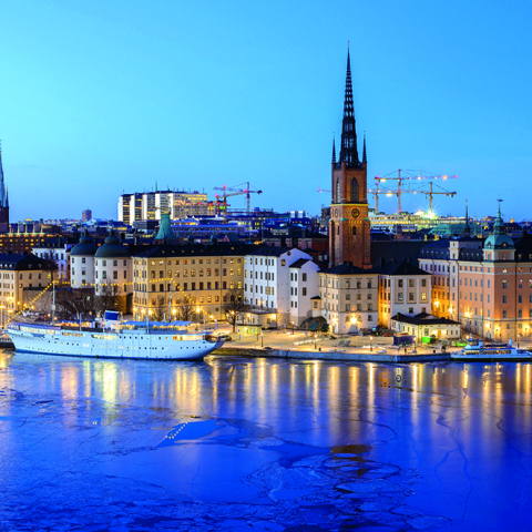 Calendar de perete Europe by Night, CT [12]