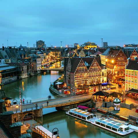 Calendar de perete Europe by Night, CT [6]
