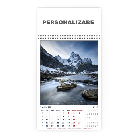Calendar de perete Munti, CD [1]