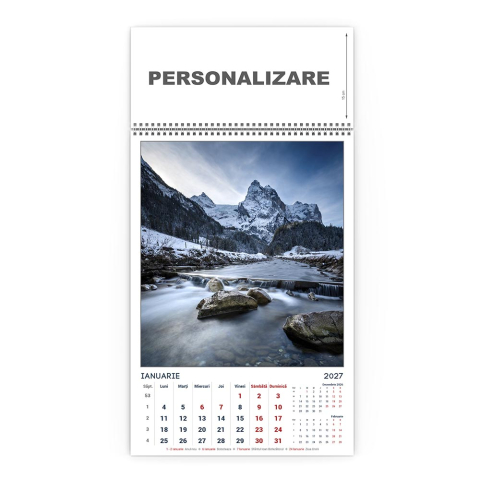Calendar de perete Munti, CD [1]