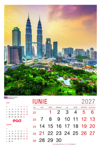 Calendar de perete Orasele Lumii, CA [1]