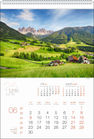 Calendar de perete Peisaje, CA [1]