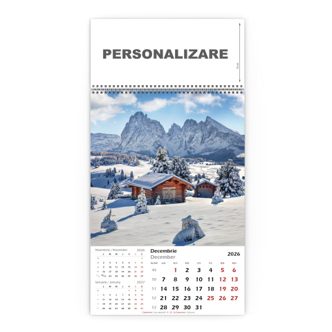 Calendar de perete Peisaje, CD [12]