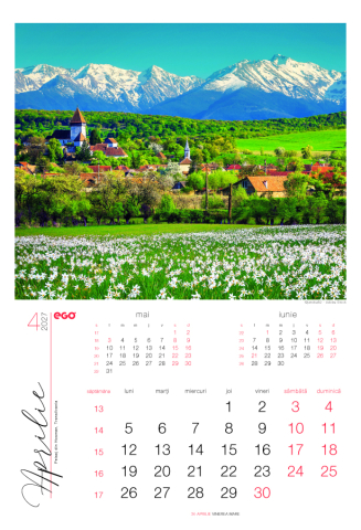 Calendar de perete Romania, CA [1]