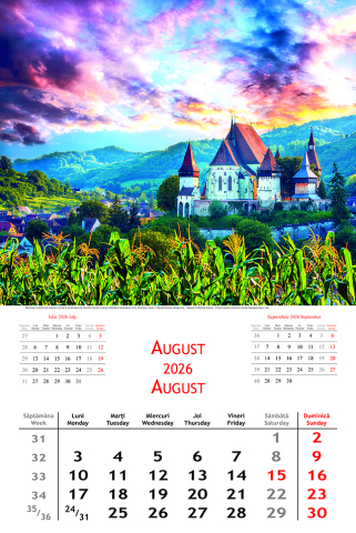 Calendar de perete Romania, CT [1]
