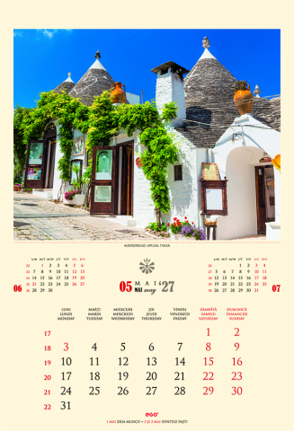 Calendar de perete Strazi, CA [1]