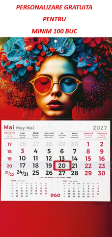 Calendare triptice - Calendar de perete Triptic 1M , CA