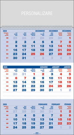 Calendare triptice - Calendar de perete Triptic clasic, CA