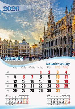 Calendare de perete - Calendar perete A3 ORASE EUROPA