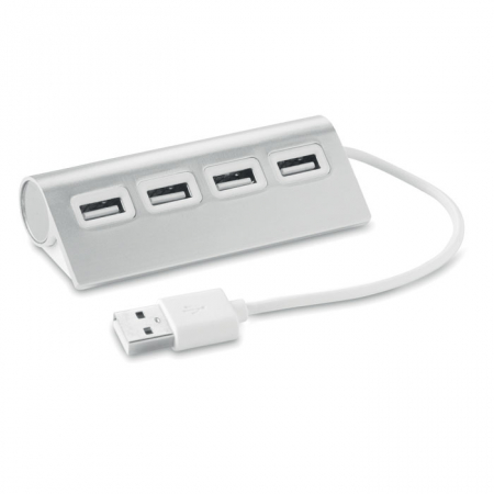 Memorii USB - Hub USB cu 4 porturi ALUHUB