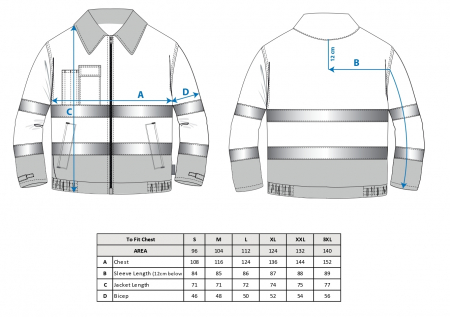 Jacheta Madrid HiVis - TX70 - Portwest [2]