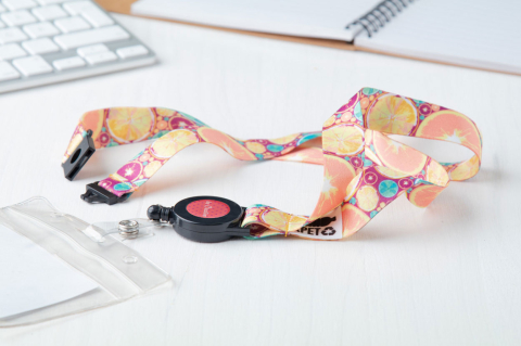 Textile personalizate, Lanyard - Lanyard cu sublimare Subyard YoYo A Safe RPET