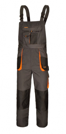 Haine de lucru personalizate - Pantalon cu Pieptar Classic Orange