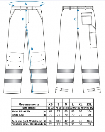 Pantaloni HiVis Seville - TX71- Portwest [1]