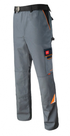 Haine de lucru personalizate - Pantalonii Standard Gri cu Negru Professional 