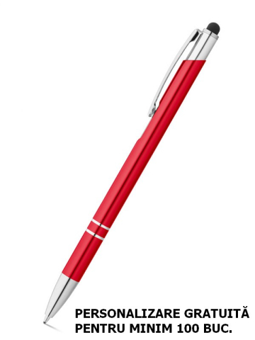 Pixuri metalice personalizate - Pix din aluminiu GALBA